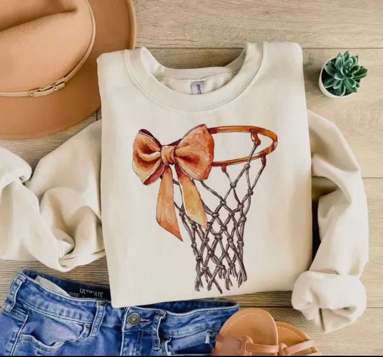 Hoops & Bows Sweatshirt