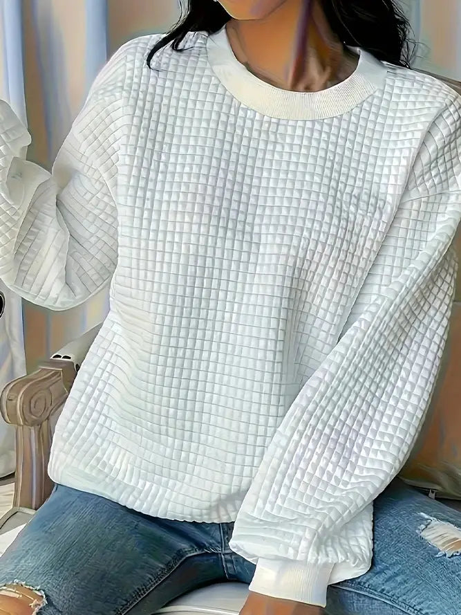 Winter Waffle Cozy Sweater