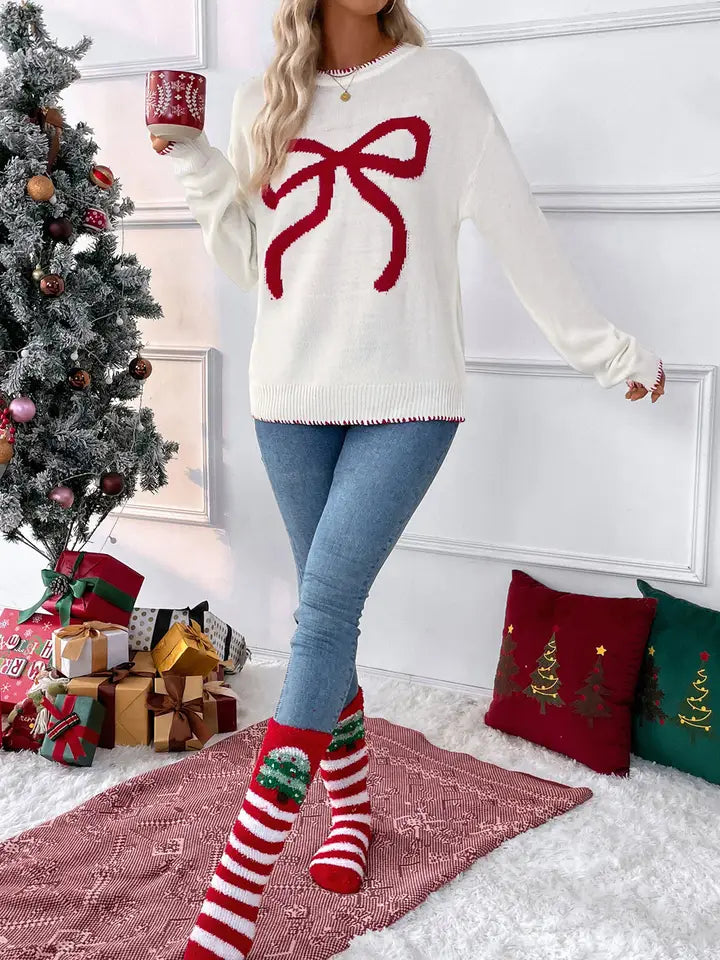 Merry Ribbon Sweater