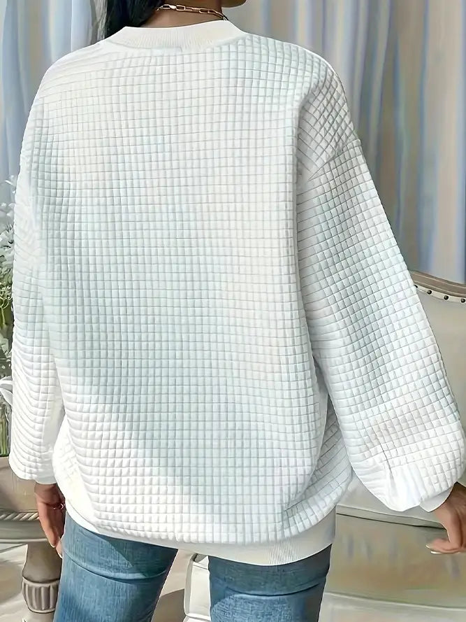 Winter Waffle Cozy Sweater